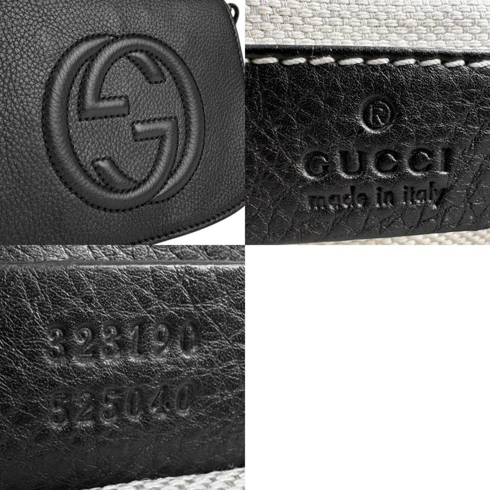 GUCCI Shoulder Bag Soho Leather Black Women's 323190 z4081 - Picture 5 of 5